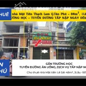Cho thuê nhà Mặt Tiền Thạch Lam 80m², 1Lầu, 22Triệu - GẦN TRƯỜNG HỌC
